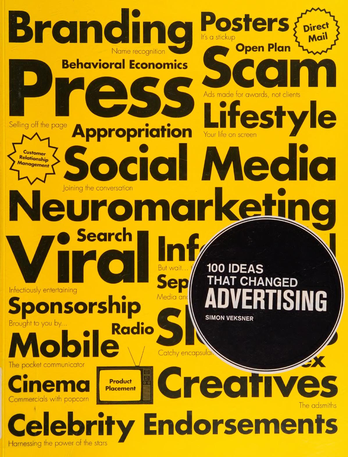 Cover of 100 Ideas That Changed Advertising