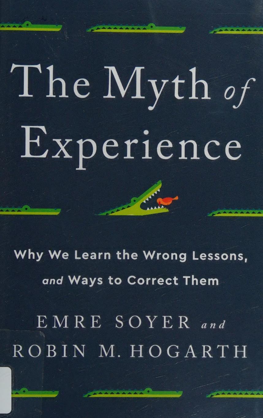 Cover of The Myth of Experience