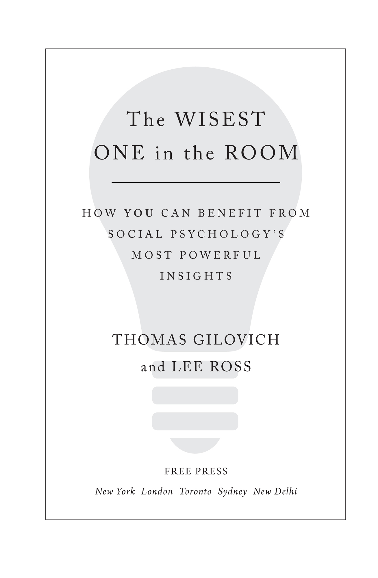 Cover of The Wisest One in the Room