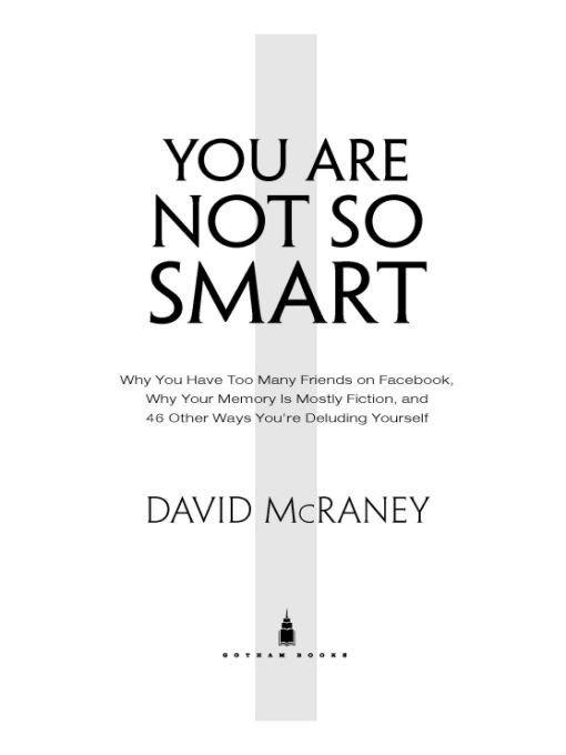 Cover of You Are Not So Smart